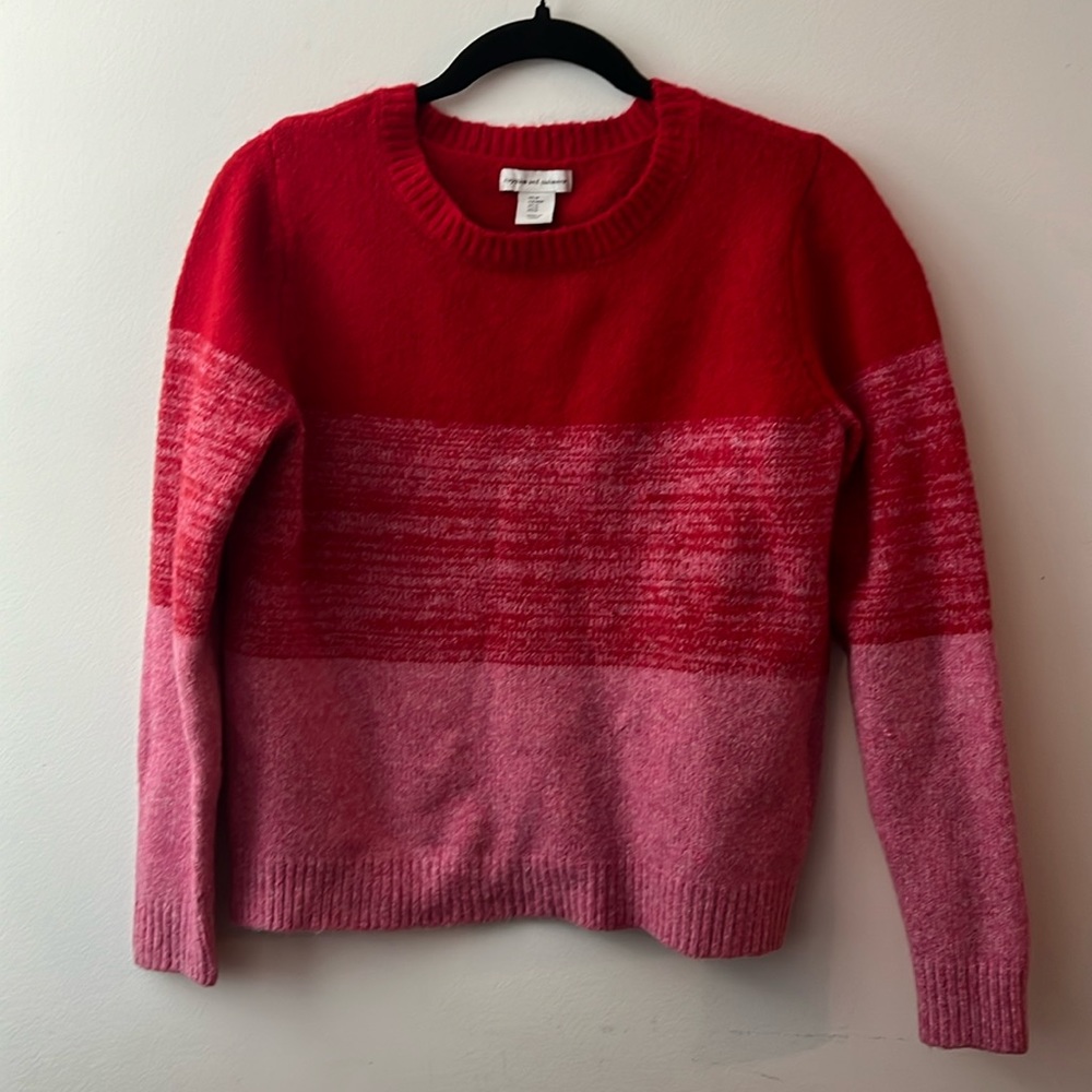 Red and pink Cupcakes and Cashmere Sweater